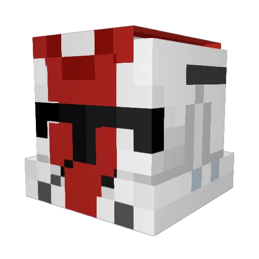 kotonix Minecraft avatar head, 3D render