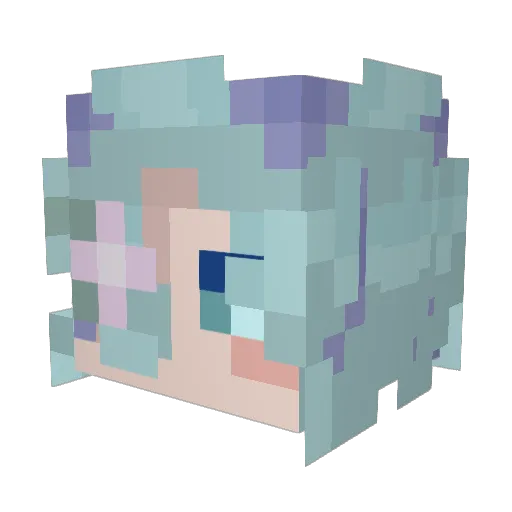 kotono0311 Minecraft avatar head, 3D render