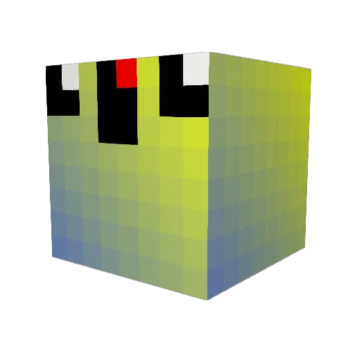 kotsos45 Minecraft avatar head, 3D render