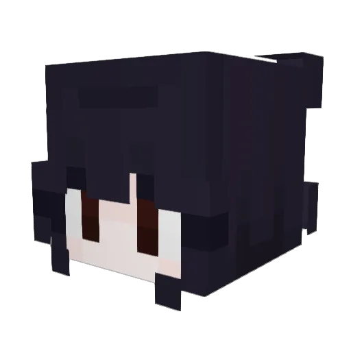 kotsubu0414 Minecraft avatar head, 3D render