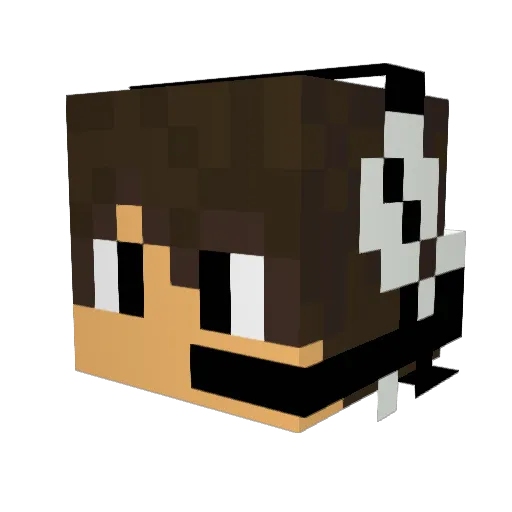 kotuck44 Minecraft avatar head, 3D render