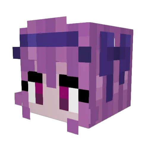 kotwkislu Minecraft avatar head, 3D render