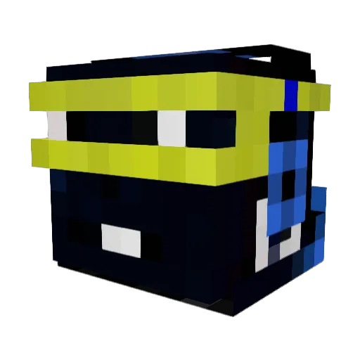 kotya_Tea Minecraft avatar head, 3D render