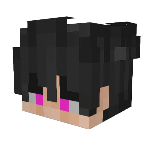 kotyades Minecraft avatar head, 3D render