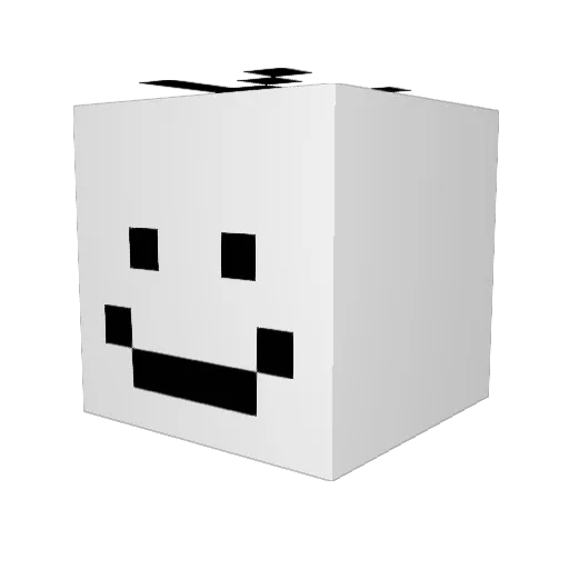 kou1026rc Minecraft avatar head, 3D render