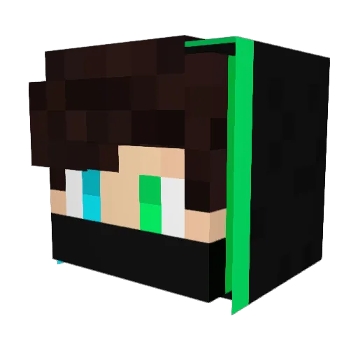 kouchan0920 Minecraft avatar head, 3D render