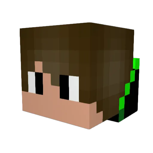 koukic9 Minecraft avatar head, 3D render