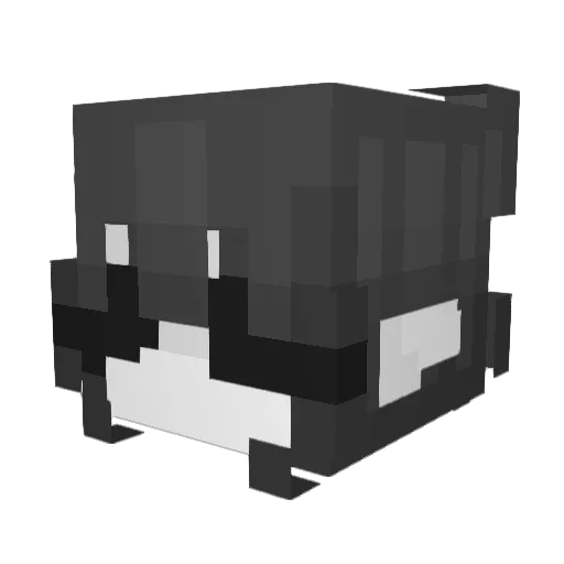 koulmoir Minecraft avatar head, 3D render