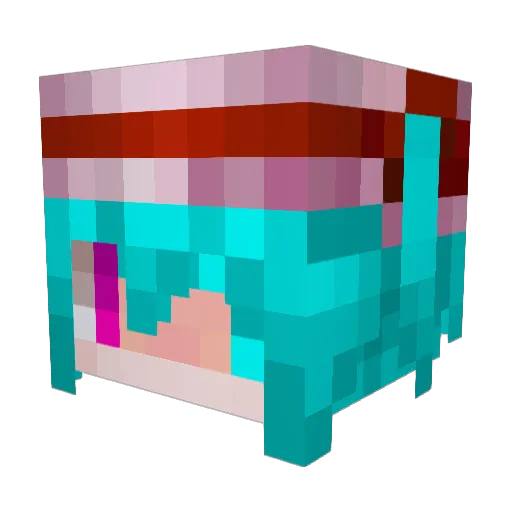 koumei0722 Minecraft avatar head, 3D render