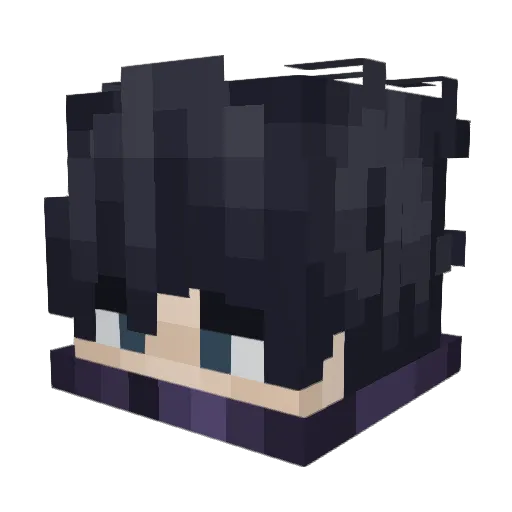kounsen Minecraft avatar head, 3D render