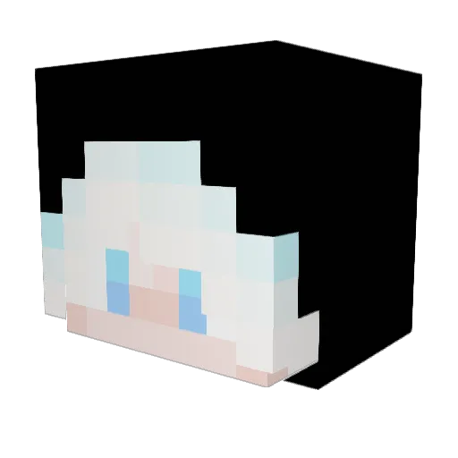 kourai1627 Minecraft avatar head, 3D render