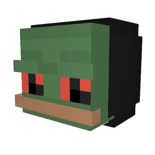 kourosh_bg Minecraft avatar head, 3D render
