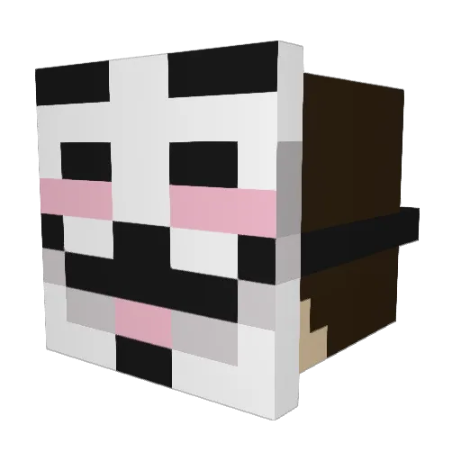 koushin086 Minecraft avatar head, 3D render