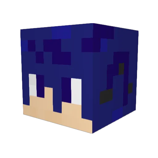 kouta50 Minecraft avatar head, 3D render