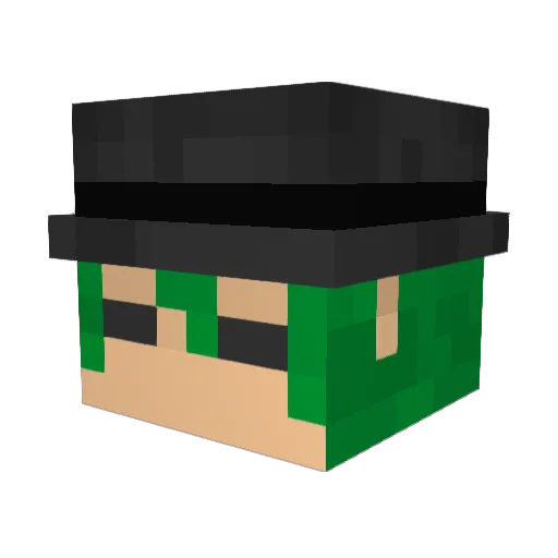 koutan7 Minecraft avatar head, 3D render