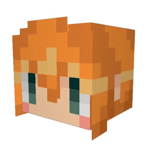 kouya064 Minecraft avatar head, 3D render