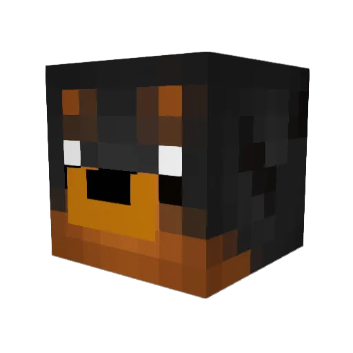 kouyo0725 Minecraft avatar head, 3D render