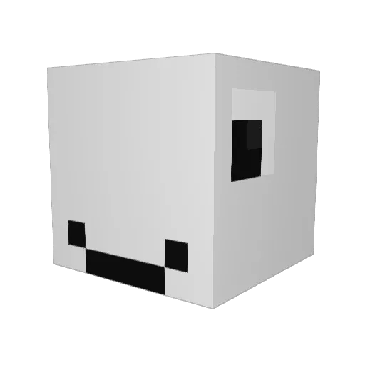 kova777 Minecraft avatar head, 3D render