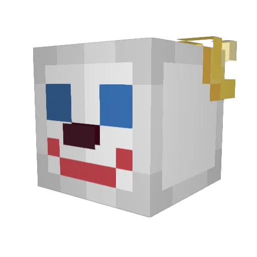 koveyy Minecraft avatar head, 3D render