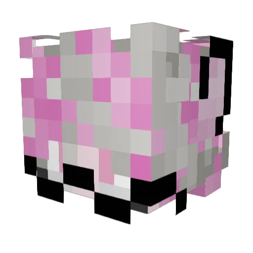 kovical Minecraft avatar head, 3D render
