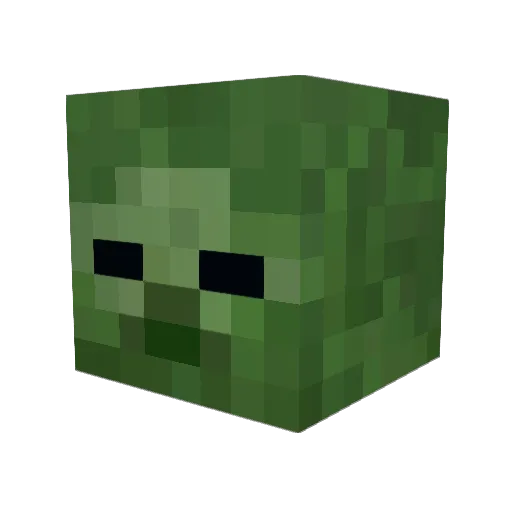 koviiMC Minecraft avatar head, 3D render