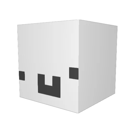 kovstars Minecraft avatar head, 3D render