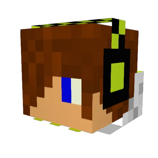 kowalski2012 Minecraft avatar head, 3D render