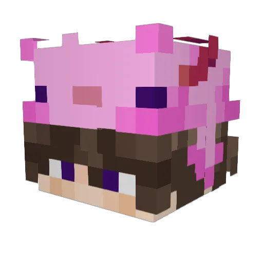 kowalsky470 Minecraft avatar head, 3D render