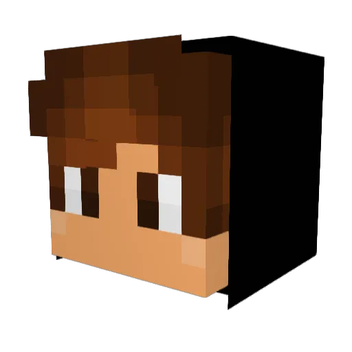 kowax22 Minecraft avatar head, 3D render