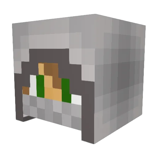 kowehn Minecraft avatar head, 3D render
