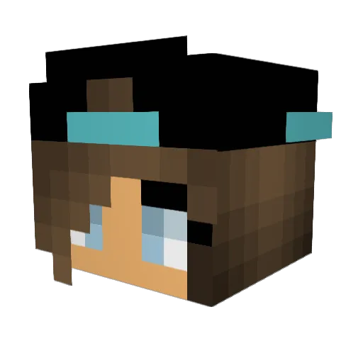 kowern111 Minecraft avatar head, 3D render
