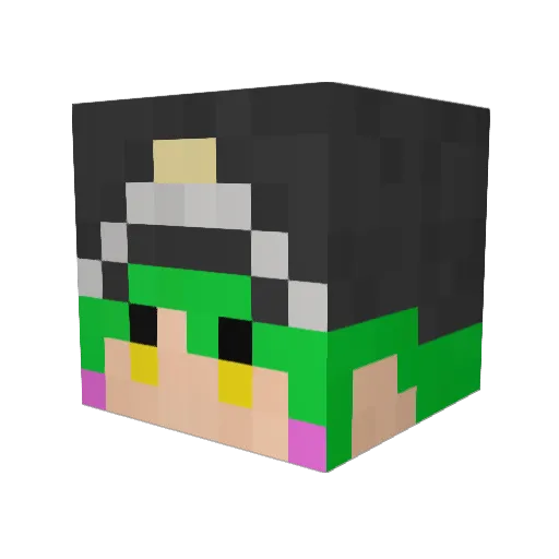 koz0521 Minecraft avatar head, 3D render