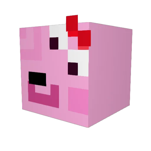 koz4k44 Minecraft avatar head, 3D render
