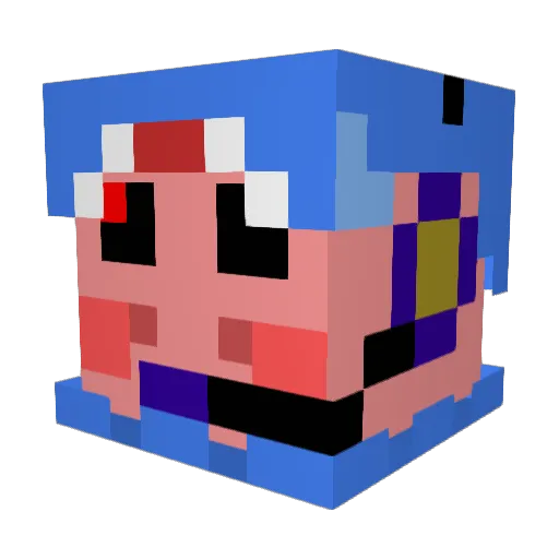 kozazmarsa Minecraft avatar head, 3D render