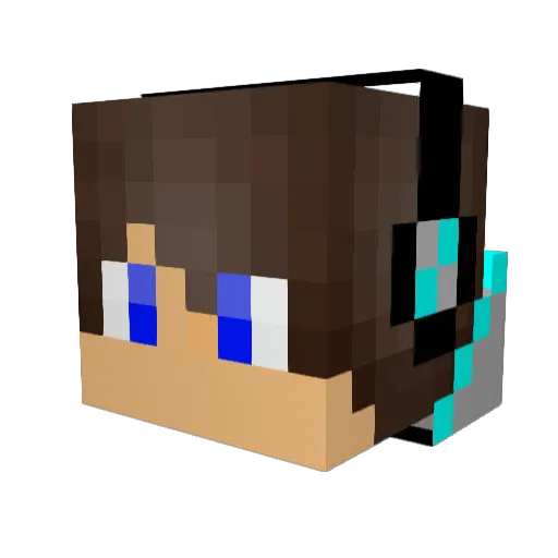 kozdawg52 Minecraft avatar head, 3D render