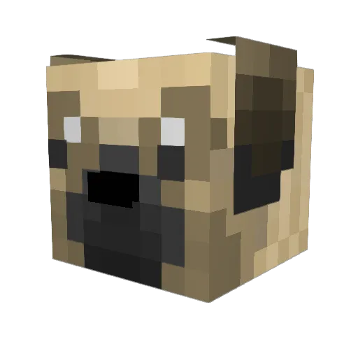 kozmo7 Minecraft avatar head, 3D render