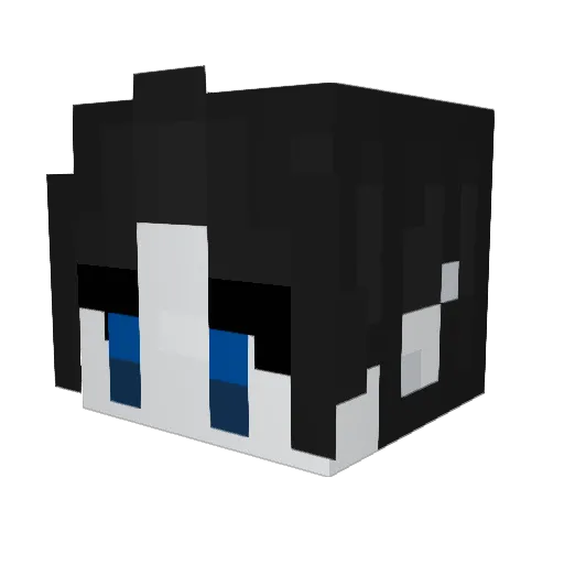 kp89 Minecraft avatar head, 3D render