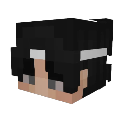 kpangin Minecraft avatar head, 3D render