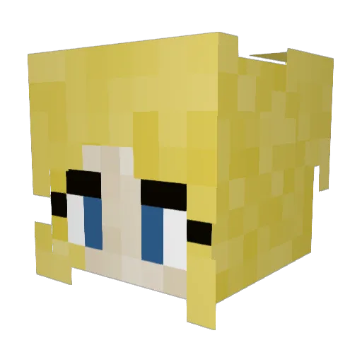 kpennie01 Minecraft avatar head, 3D render