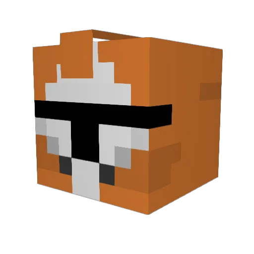 kpettit17 Minecraft avatar head, 3D render