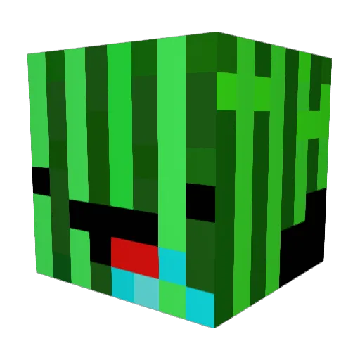 kpman231 Minecraft avatar head, 3D render
