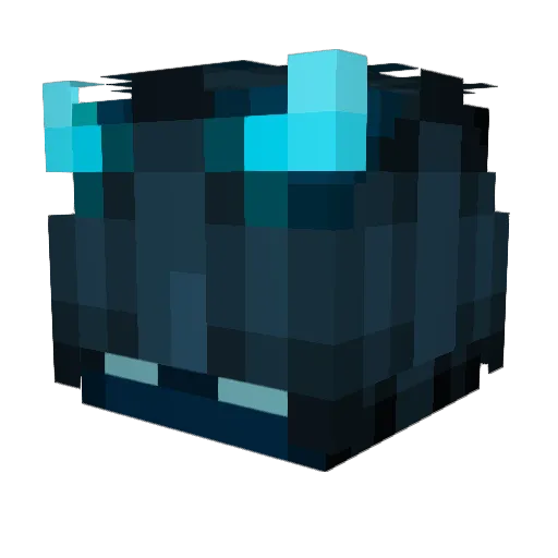 kpz_ Minecraft avatar head, 3D render
