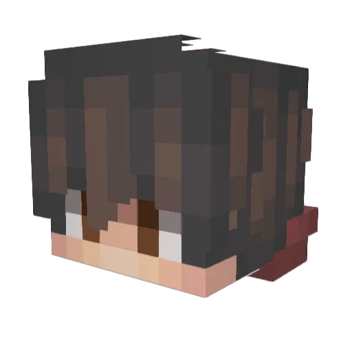 kqars Minecraft avatar head, 3D render