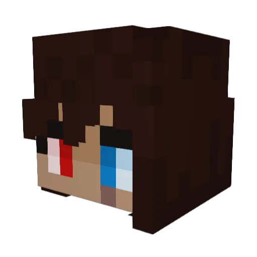 Minecraft-Avatar von kqiele: Kopf als 3D-Render