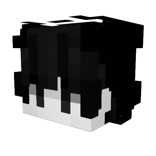 kqz__ Minecraft avatar head, 3D render