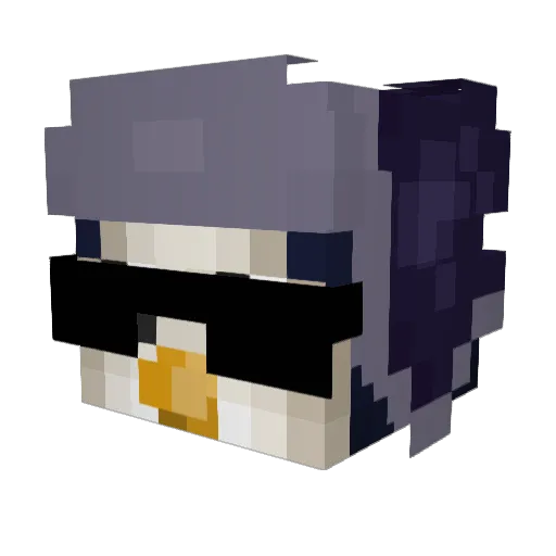 kr1spiN Minecraft avatar head, 3D render