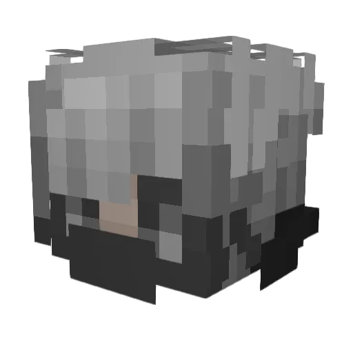 kr1zzzzz Minecraft avatar head, 3D render