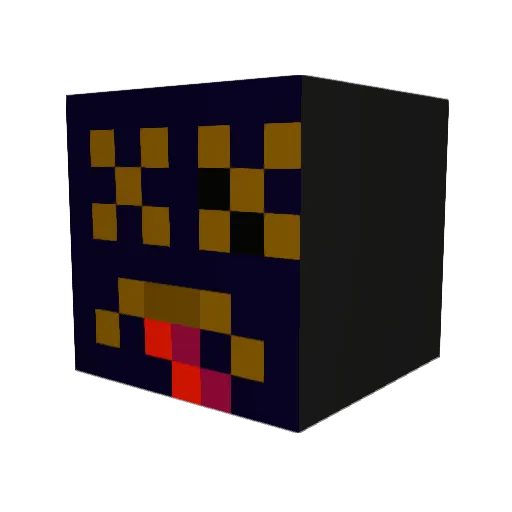 kr4ckas Minecraft avatar head, 3D render
