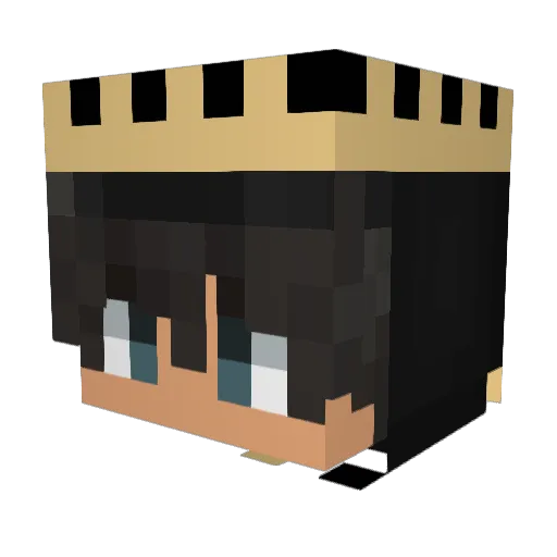 kr4shz Minecraft avatar head, 3D render