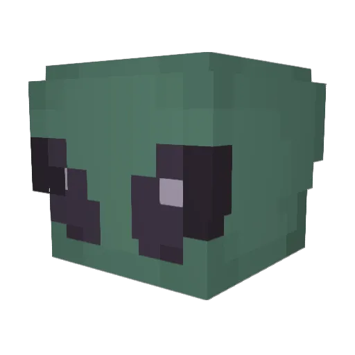 kr_i_st Minecraft avatar head, 3D render